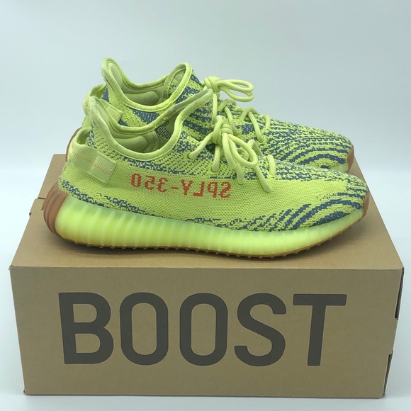 Yeezy boost 350 v2 semi frozen yellow - Picture 1 of 5